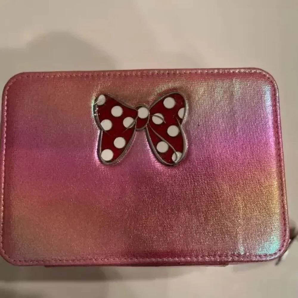 Jewelry Box with Minnie‎ Mouse Theme - with Zipper (new) (kids/x)